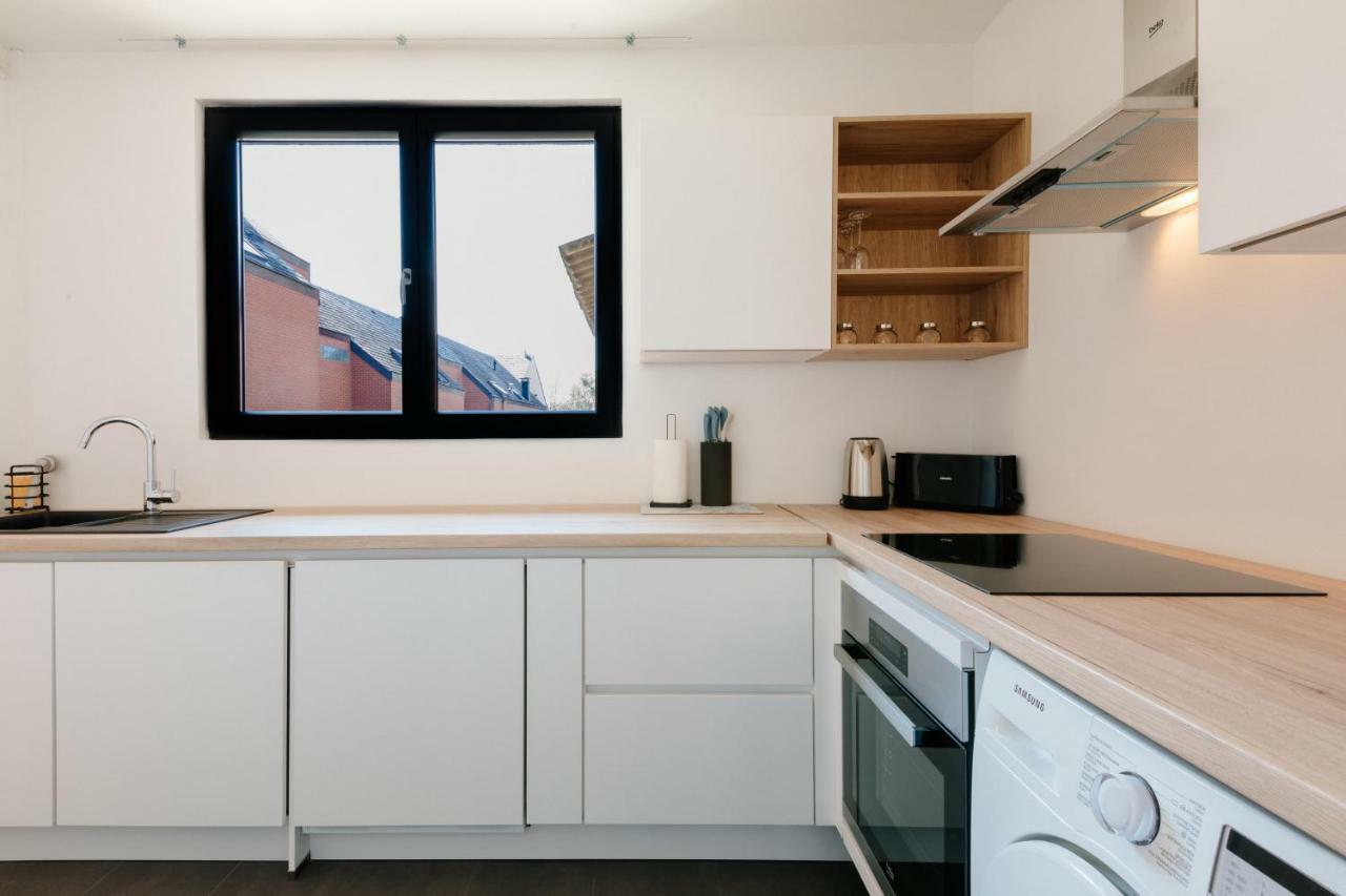 Appartamento Luxury Apart' Mons City Center With Terrace Esterno foto