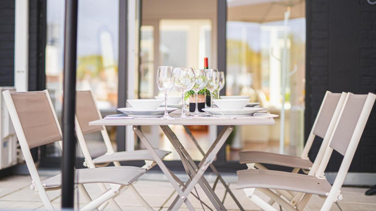 Appartamento Luxury Apart' Mons City Center With Terrace Esterno foto